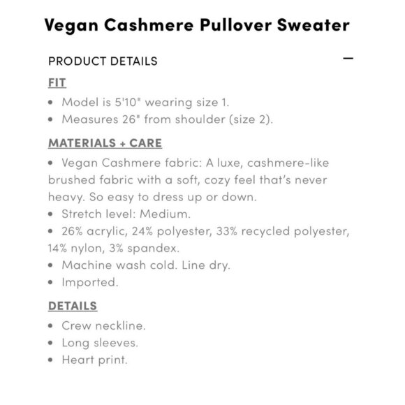 Torrid Size 1x Pink Hearts Valentine’s Day Vegan Cashmere Pullover Sweater - Picture 3 of 9